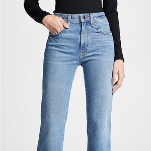 KHAITE Vivian Medium Wash High-Rise Denim Jeans